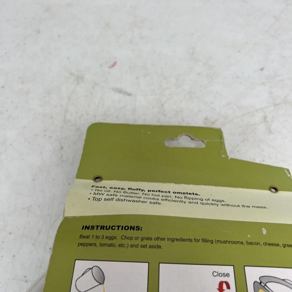LAMI Microwave Omelet Maker NEW Dishwasher Safe - Picture 9 of 10